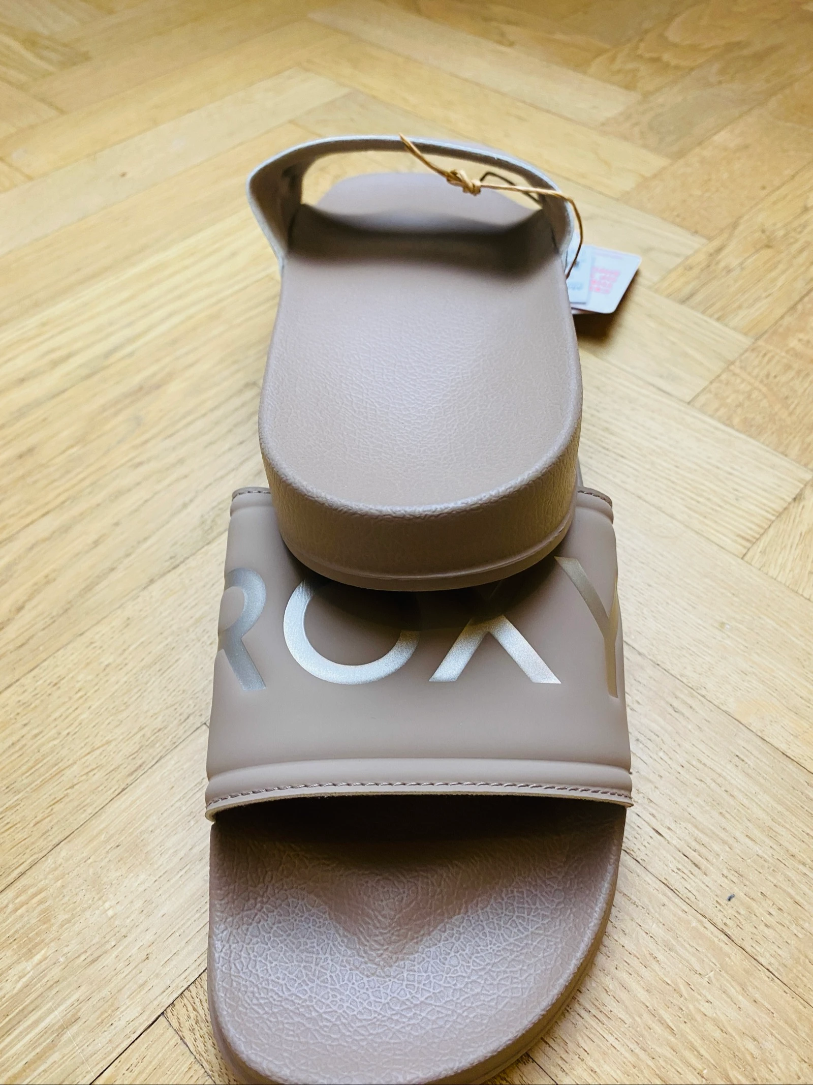 Claquettes sandales Roxy couleur taupe - Taille 42 – photo 9